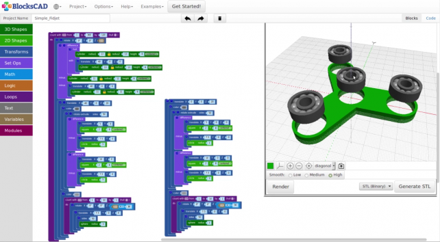 Introduction to 3D Design using BlockCAD