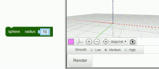 3D Design using BlocksCAD 